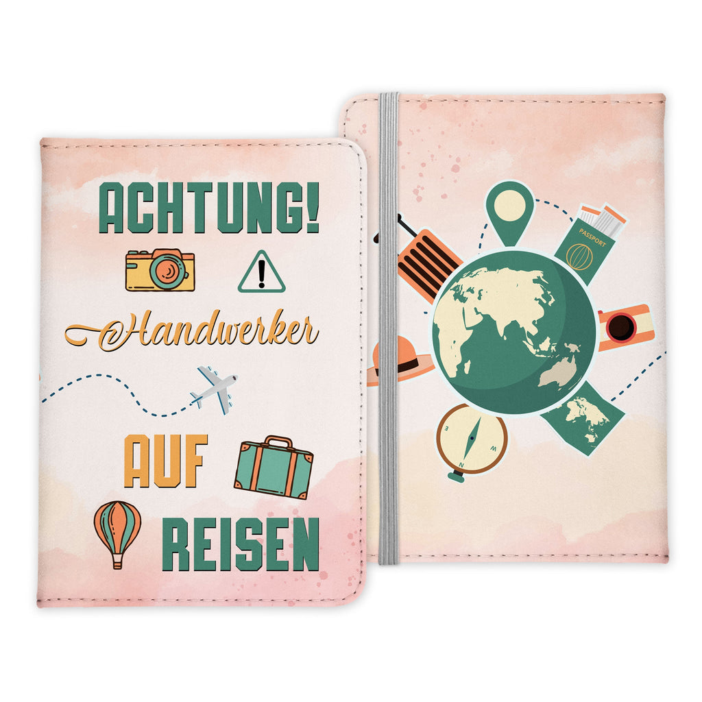 Handwerker Geschenk Reisepasshülle Männer Reisen Pass Etui Cover Organizer Sommer Urlaub Gadgets Kunst-Leder Berufe Accessoire-Reisepass-Hülle-22Feels
