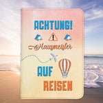 Hausmeister Geschenk Reisepasshülle Männer Reisen Pass Etui Cover Organizer Sommer Urlaub Gadgets Kunst-Leder Berufe Accessoire-Reisepass-Hülle-22Feels