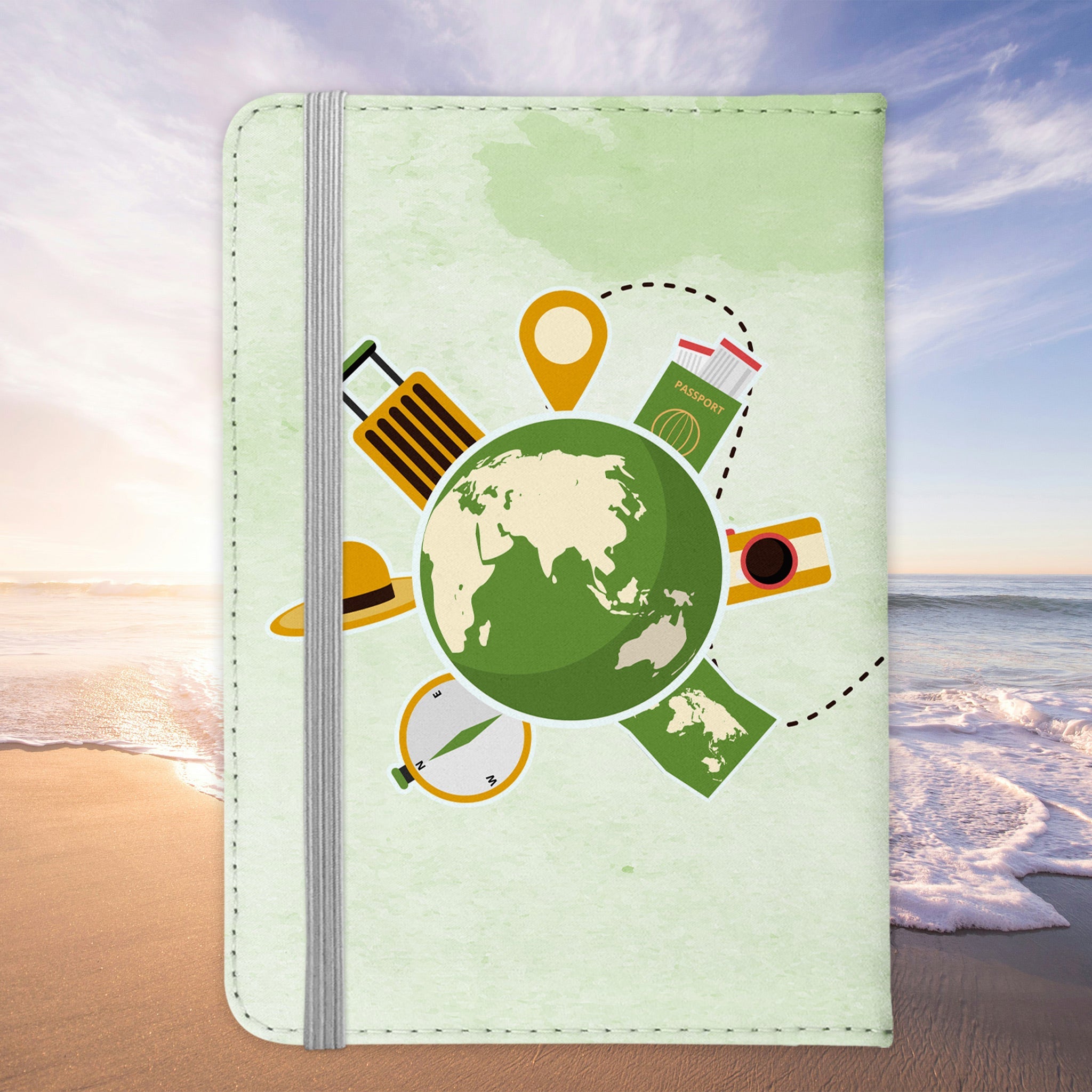 Hotelfachmann Geschenk Reisepasshülle Männer Reisen Pass Etui Cover Organizer Sommer Urlaub Gadgets Kunst-Leder Berufe Accessoire-Reisepass-Hülle-22Feels