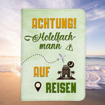 Hotelfachmann Geschenk Reisepasshülle Männer Reisen Pass Etui Cover Organizer Sommer Urlaub Gadgets Kunst-Leder Berufe Accessoire-Reisepass-Hülle-22Feels