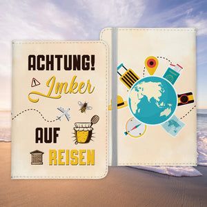 Imker Geschenk Reisepasshülle Männer Reisen Pass Etui Cover Organizer Sommer Urlaub Gadgets Kunst-Leder Berufe Accessoire-Reisepass-Hülle-22Feels