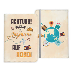 Ingenieur Geschenk Reisepasshülle Männer Reisen Pass Etui Cover Organizer Sommer Urlaub Gadgets Kunst-Leder Berufe Accessoire-Reisepass-Hülle-22Feels