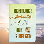 Journalist Geschenk Reisepasshülle Männer Reisen Pass Etui Cover Organizer Sommer Urlaub Gadgets Kunst-Leder Berufe Accessoire-Reisepass-Hülle-22Feels
