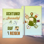 Journalist Geschenk Reisepasshülle Männer Reisen Pass Etui Cover Organizer Sommer Urlaub Gadgets Kunst-Leder Berufe Accessoire-Reisepass-Hülle-22Feels