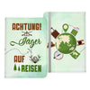 Jäger Geschenk Reisepasshülle Männer Reisen Pass Etui Cover Organizer Sommer Urlaub Gadgets Kunst-Leder Berufe Accessoire-Reisepass-Hülle-22Feels