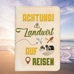 Landwirt Geschenk Reisepasshülle Männer Reisen Pass Etui Cover Organizer Sommer Urlaub Gadgets Kunst-Leder Berufe Accessoire-Reisepass-Hülle-22Feels