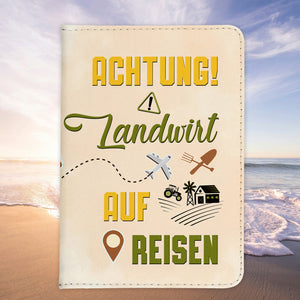 Landwirt Geschenk Reisepasshülle Männer Reisen Pass Etui Cover Organizer Sommer Urlaub Gadgets Kunst-Leder Berufe Accessoire-Reisepass-Hülle-22Feels