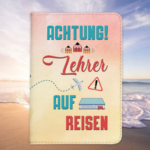 Lehrer Geschenk Reisepasshülle Männer Reisen Pass Etui Cover Organizer Sommer Urlaub Gadgets Kunst-Leder Berufe Accessoire-Reisepass-Hülle-22Feels