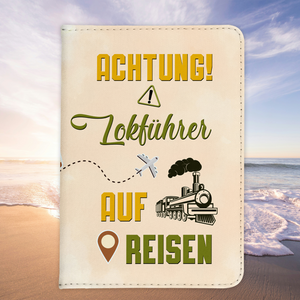 Lokführer Geschenk Reisepasshülle Männer Reisen Pass Etui Cover Organizer Sommer Urlaub Gadgets Kunst-Leder Berufe Accessoire-Reisepass-Hülle-22Feels