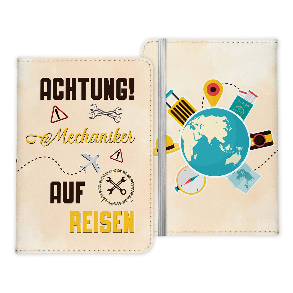 Mechaniker Geschenk Reisepasshülle Männer Reisen Pass Etui Cover Organizer Sommer Urlaub Gadgets Kunst-Leder Berufe Accessoire-Reisepass-Hülle-22Feels