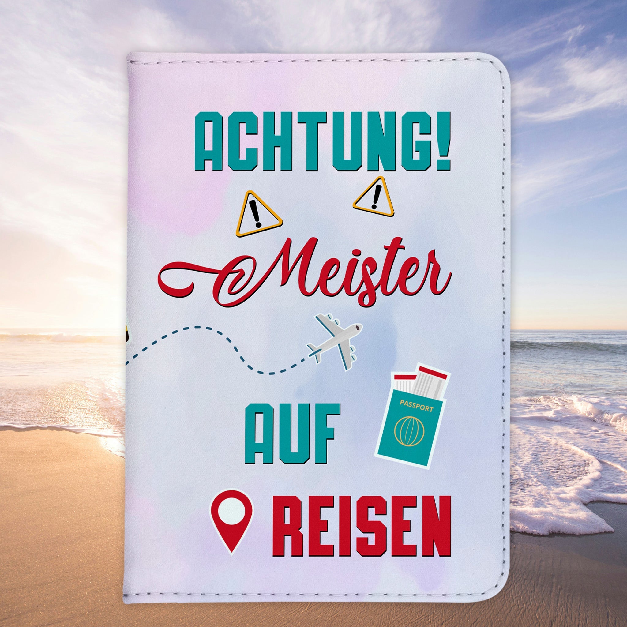 Meister Geschenk Reisepasshülle Männer Reisen Pass Etui Cover Organizer Sommer Urlaub Gadgets Kunst-Leder Berufe Accessoire-Reisepass-Hülle-22Feels