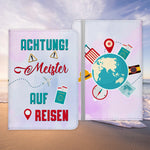 Meister Geschenk Reisepasshülle Männer Reisen Pass Etui Cover Organizer Sommer Urlaub Gadgets Kunst-Leder Berufe Accessoire-Reisepass-Hülle-22Feels