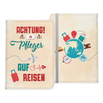 Pfleger Geschenk Reisepasshülle Männer Reisen Pass Etui Cover Organizer Sommer Urlaub Gadgets Kunst-Leder Berufe Accessoire-Reisepass-Hülle-22Feels