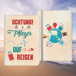Pfleger Geschenk Reisepasshülle Männer Reisen Pass Etui Cover Organizer Sommer Urlaub Gadgets Kunst-Leder Berufe Accessoire-Reisepass-Hülle-22Feels