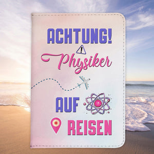 Physiker Geschenk Reisepasshülle Männer Reisen Pass Etui Cover Organizer Sommer Urlaub Gadgets Kunst-Leder Berufe Accessoire-Reisepass-Hülle-22Feels