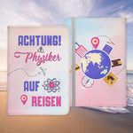 Physiker Geschenk Reisepasshülle Männer Reisen Pass Etui Cover Organizer Sommer Urlaub Gadgets Kunst-Leder Berufe Accessoire-Reisepass-Hülle-22Feels