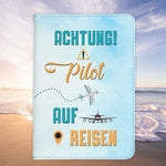 Pilot Geschenk Reisepasshülle Männer Reisen Pass Etui Cover Organizer Sommer Urlaub Gadgets Kunst-Leder Berufe Accessoire-Reisepass-Hülle-22Feels