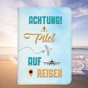 Pilot Geschenk Reisepasshülle Männer Reisen Pass Etui Cover Organizer Sommer Urlaub Gadgets Kunst-Leder Berufe Accessoire-Reisepass-Hülle-22Feels