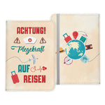 Pflegekraft Geschenk Reisepasshülle Männer Reisen Pass Etui Cover Organizer Sommer Urlaub Gadgets Kunst-Leder Berufe Accessoire-Reisepass-Hülle-22Feels