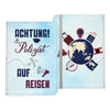Polizist Geschenk Reisepasshülle Männer Reisen Pass Etui Cover Organizer Sommer Urlaub Gadgets Kunst-Leder Berufe Accessoire-Reisepass-Hülle-22Feels