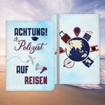 Polizist Geschenk Reisepasshülle Männer Reisen Pass Etui Cover Organizer Sommer Urlaub Gadgets Kunst-Leder Berufe Accessoire-Reisepass-Hülle-22Feels