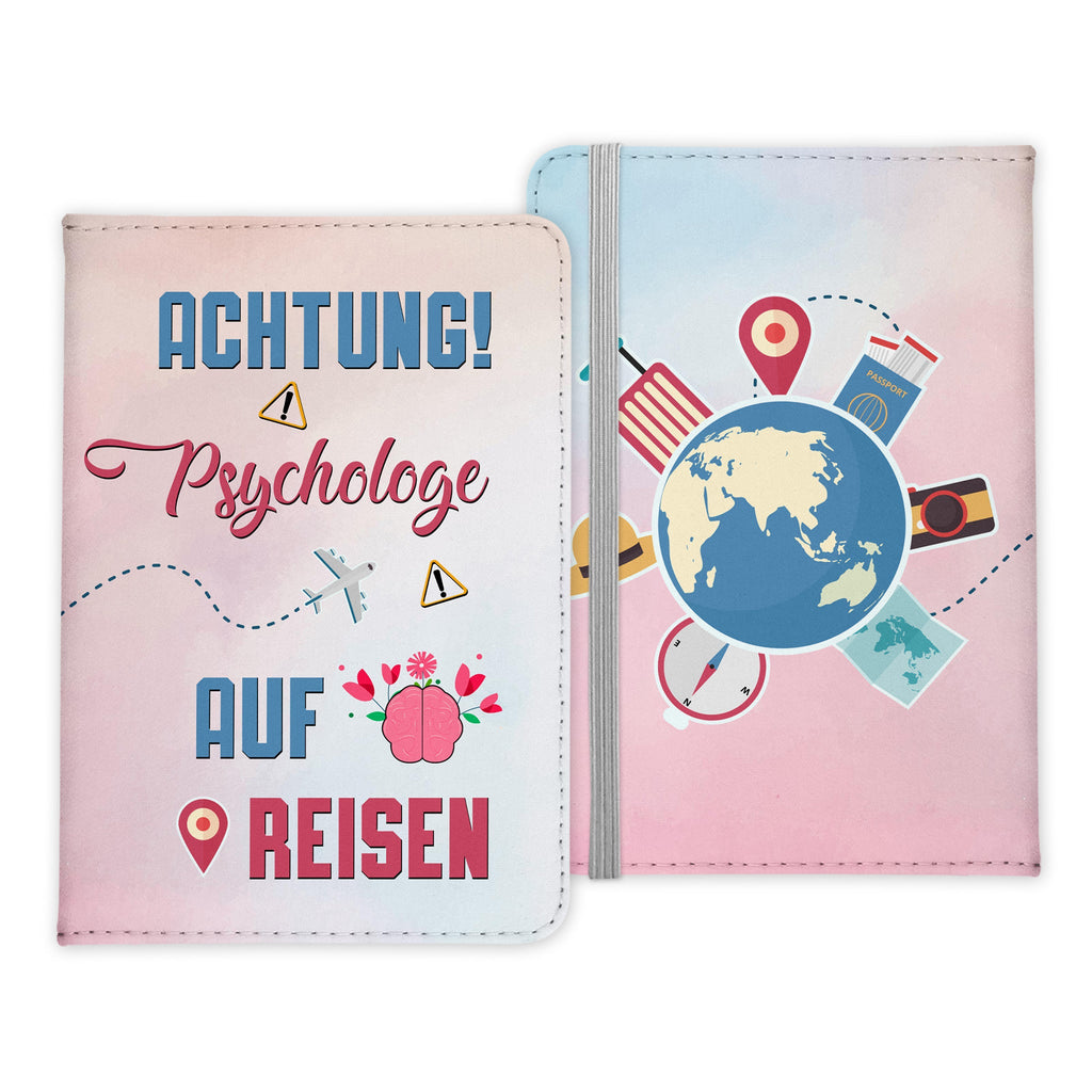 Psychologe Geschenk Reisepasshülle Männer Reisen Pass Etui Cover Organizer Sommer Urlaub Gadgets Kunst-Leder Berufe Accessoire-Reisepass-Hülle-22Feels