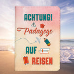 Pädagoge Geschenk Reisepasshülle Männer Reisen Pass Etui Cover Organizer Sommer Urlaub Gadgets Kunst-Leder Berufe Accessoire-Reisepass-Hülle-22Feels