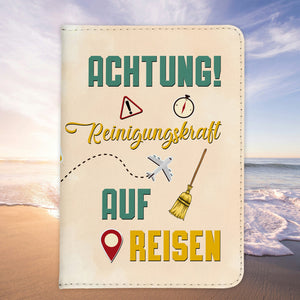 Reinigungskraft Geschenk Reisepasshülle Männer Reisen Pass Etui Cover Organizer Sommer Urlaub Gadgets Kunst-Leder Berufe Accessoire-Reisepass-Hülle-22Feels