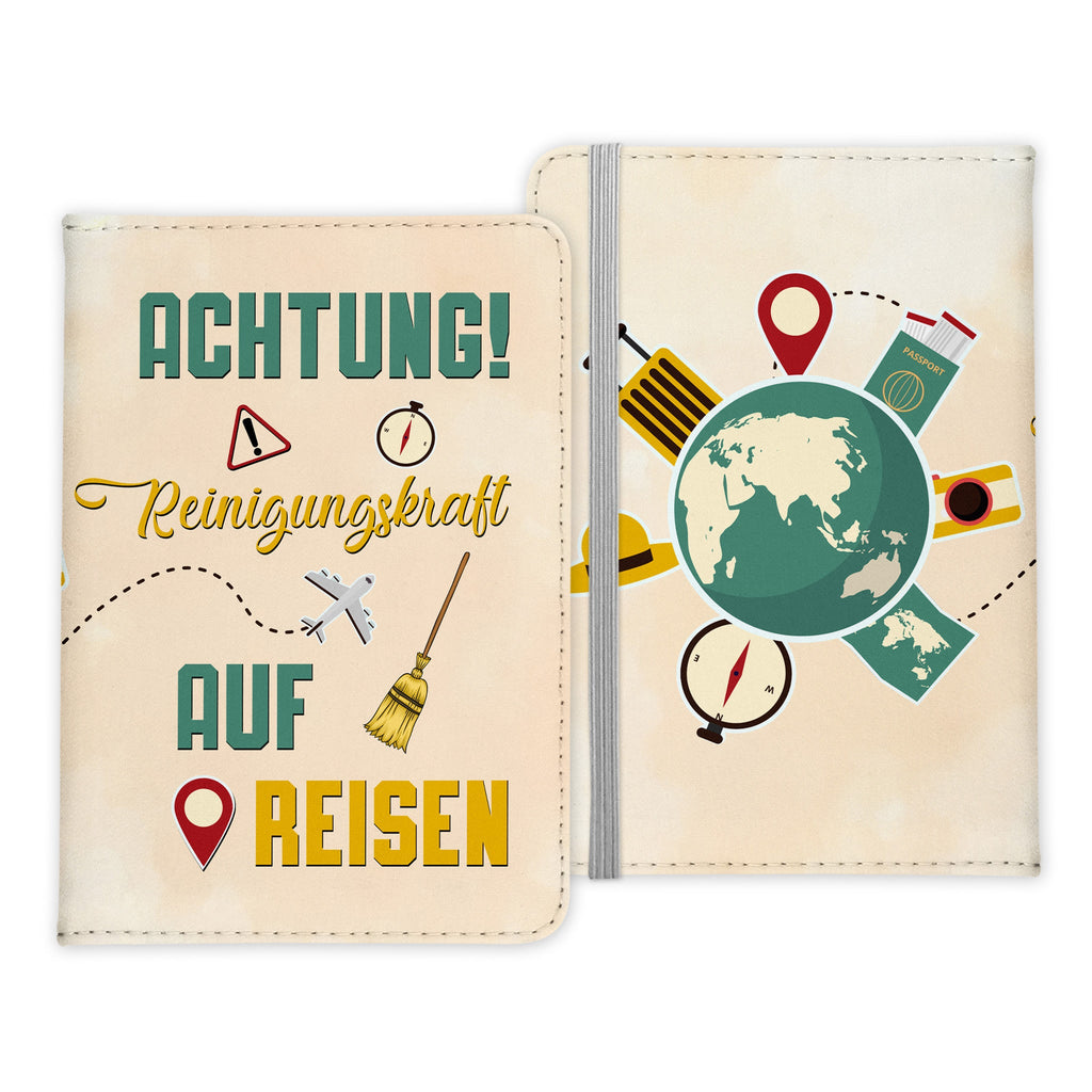Reinigungskraft Geschenk Reisepasshülle Männer Reisen Pass Etui Cover Organizer Sommer Urlaub Gadgets Kunst-Leder Berufe Accessoire-Reisepass-Hülle-22Feels