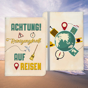 Reinigungskraft Geschenk Reisepasshülle Männer Reisen Pass Etui Cover Organizer Sommer Urlaub Gadgets Kunst-Leder Berufe Accessoire-Reisepass-Hülle-22Feels