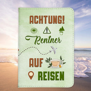 Rentner Geschenk Reisepasshülle Männer Reisen Pass Etui Cover Organizer Sommer Urlaub Gadgets Kunst-Leder Berufe Accessoire-Reisepass-Hülle-22Feels