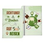 Rentner Geschenk Reisepasshülle Männer Reisen Pass Etui Cover Organizer Sommer Urlaub Gadgets Kunst-Leder Berufe Accessoire-Reisepass-Hülle-22Feels