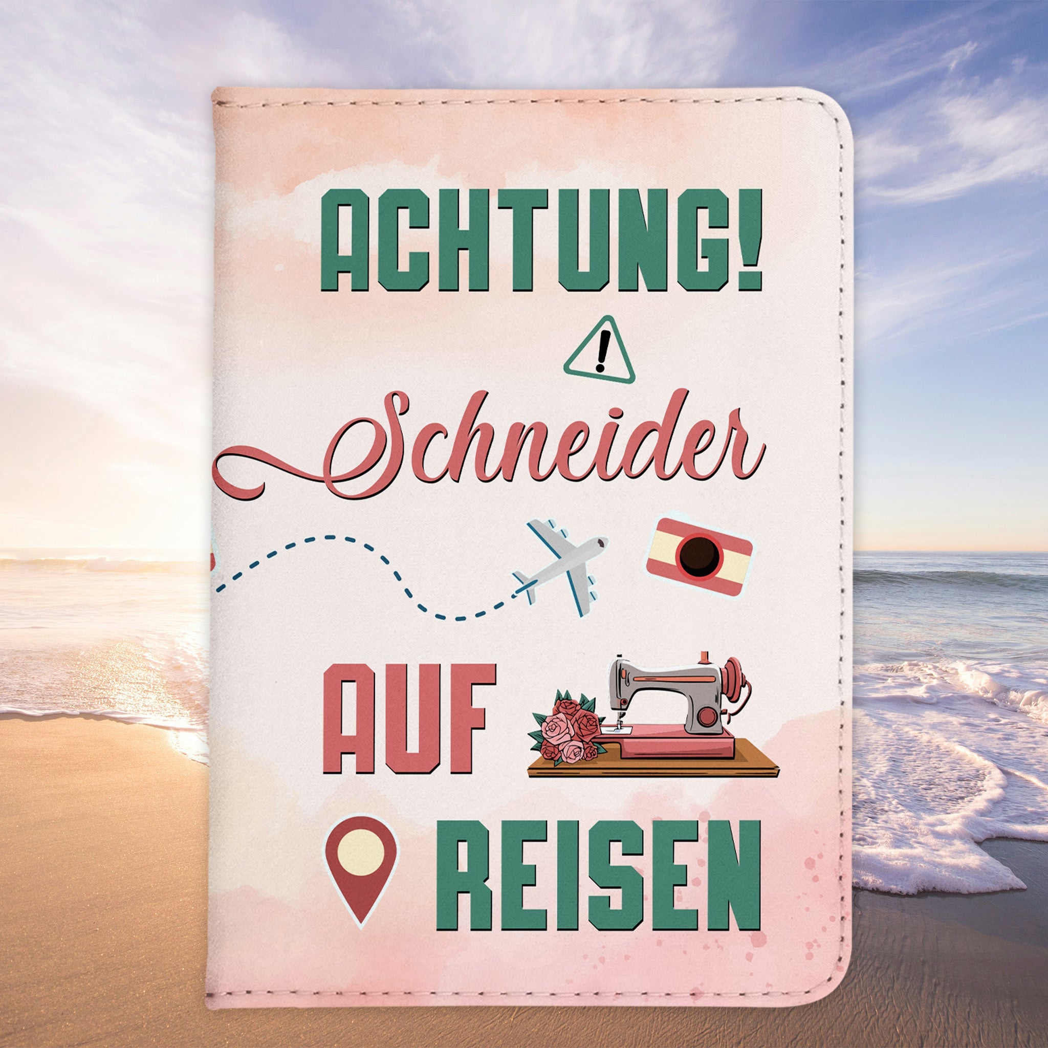 Schneider Geschenk Reisepasshülle Männer Reisen Pass Etui Cover Organizer Sommer Urlaub Gadgets Kunst-Leder Berufe Accessoire-Reisepass-Hülle-22Feels