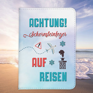 Schornsteinfeger Geschenk Reisepasshülle Männer Reisen Pass Etui Cover Organizer Sommer Urlaub Gadgets Kunst-Leder Berufe Accessoire-Reisepass-Hülle-22Feels