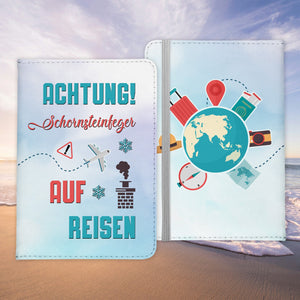 Schornsteinfeger Geschenk Reisepasshülle Männer Reisen Pass Etui Cover Organizer Sommer Urlaub Gadgets Kunst-Leder Berufe Accessoire-Reisepass-Hülle-22Feels
