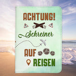 Schreiner Geschenk Reisepasshülle Männer Reisen Pass Etui Cover Organizer Sommer Urlaub Gadgets Kunst-Leder Berufe Accessoire-Reisepass-Hülle-22Feels