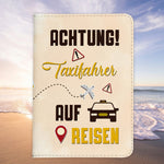 Taxifahrer Geschenk Reisepasshülle Männer Reisen Pass Etui Cover Organizer Sommer Urlaub Gadgets Kunst-Leder Berufe Accessoire-Reisepass-Hülle-22Feels