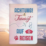 Tierarzt Geschenk Reisepasshülle Männer Reisen Pass Etui Cover Organizer Sommer Urlaub Gadgets Kunst-Leder Berufe Accessoire-Reisepass-Hülle-22Feels