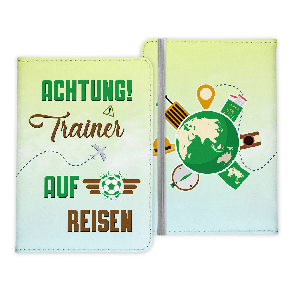 Trainer Geschenk Reisepasshülle Männer Reisen Pass Etui Cover Organizer Sommer Urlaub Gadgets Kunst-Leder Berufe Accessoire-Reisepass-Hülle-22Feels