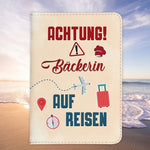 Bäckerin Geschenk Reisepasshülle Frauen Reisen Pass Etui Cover Organizer Sommer Urlaub Gadgets Kunst-Leder Berufe Accessoire-Reisepass-Hülle-22Feels