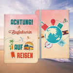 Busfahrerin Geschenk Reisepasshülle Frauen Reisen Pass Etui Cover Organizer Sommer Urlaub Gadgets Kunst-Leder Berufe Accessoire-Reisepass-Hülle-22Feels