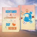 Chemikerin Geschenk Reisepasshülle Frauen Reisen Pass Etui Cover Organizer Sommer Urlaub Gadgets Kunst-Leder Berufe Accessoire-Reisepass-Hülle-22Feels