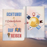 Dolmetscherin Geschenk Reisepasshülle Frauen Reisen Pass Etui Cover Organizer Sommer Urlaub Gadgets Kunst-Leder Berufe Accessoire-Reisepass-Hülle-22Feels