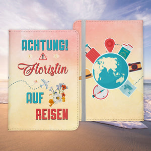 Floristin Geschenk Reisepasshülle Frauen Reisen Pass Etui Cover Organizer Sommer Urlaub Gadgets Kunst-Leder Berufe Accessoire-Reisepass-Hülle-22Feels