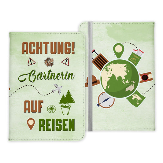 Gärtnerin Geschenk Reisepasshülle Frauen Reisen Pass Etui Cover Organizer Sommer Urlaub Gadgets Kunst-Leder Berufe Accessoire-Reisepass-Hülle-22Feels