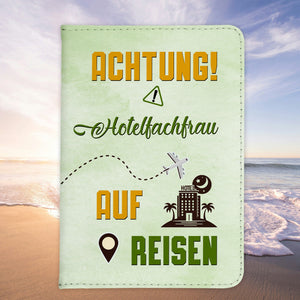 Hotelfachfrau Geschenk Reisepasshülle Frauen Reisen Pass Etui Cover Organizer Sommer Urlaub Gadgets Kunst-Leder Berufe Accessoire-Reisepass-Hülle-22Feels