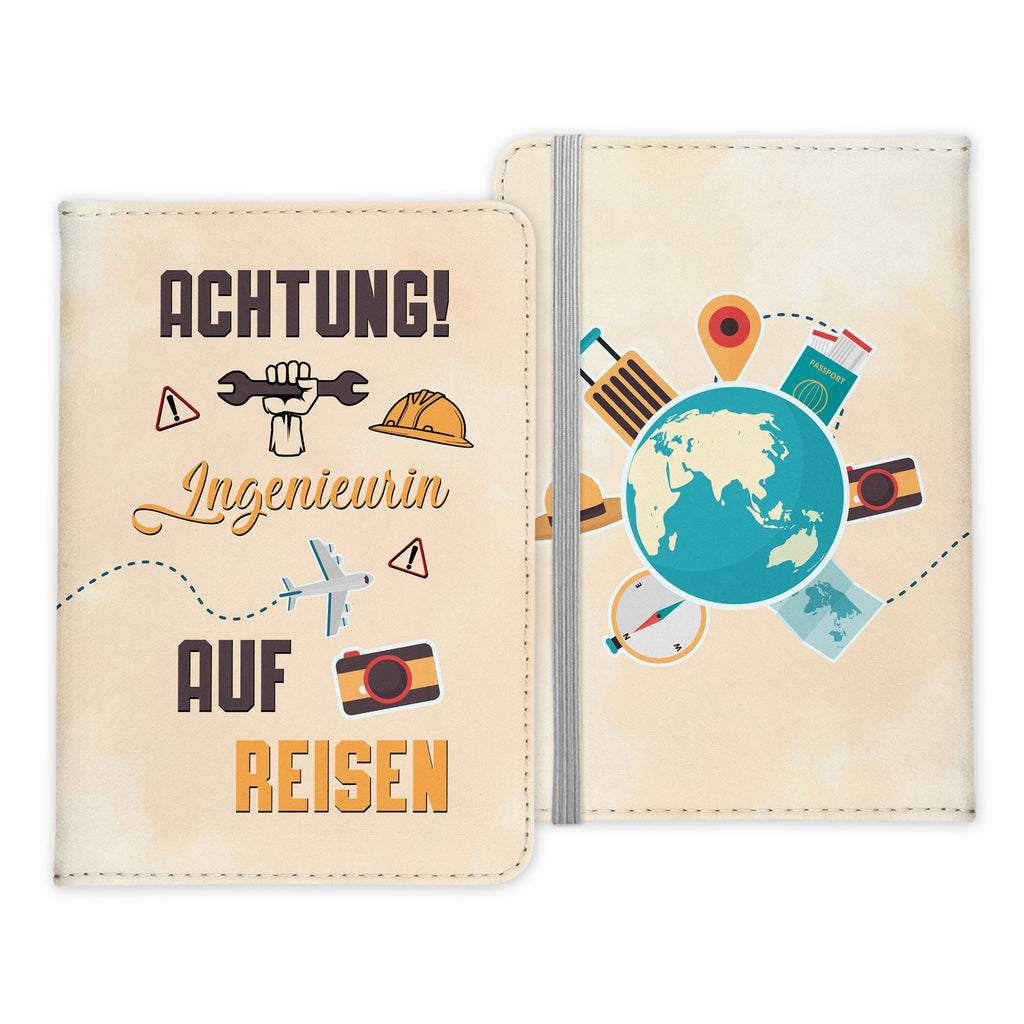 Ingenieurin Geschenk Reisepasshülle Frauen Reisen Pass Etui Cover Organizer Sommer Urlaub Gadgets Kunst-Leder Berufe Accessoire-Reisepass-Hülle-22Feels
