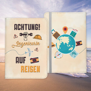 Ingenieurin Geschenk Reisepasshülle Frauen Reisen Pass Etui Cover Organizer Sommer Urlaub Gadgets Kunst-Leder Berufe Accessoire-Reisepass-Hülle-22Feels