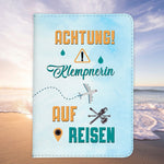 Klempnerin Geschenk Reisepasshülle Frauen Reisen Pass Etui Cover Organizer Sommer Urlaub Gadgets Kunst-Leder Berufe Accessoire-Reisepass-Hülle-22Feels