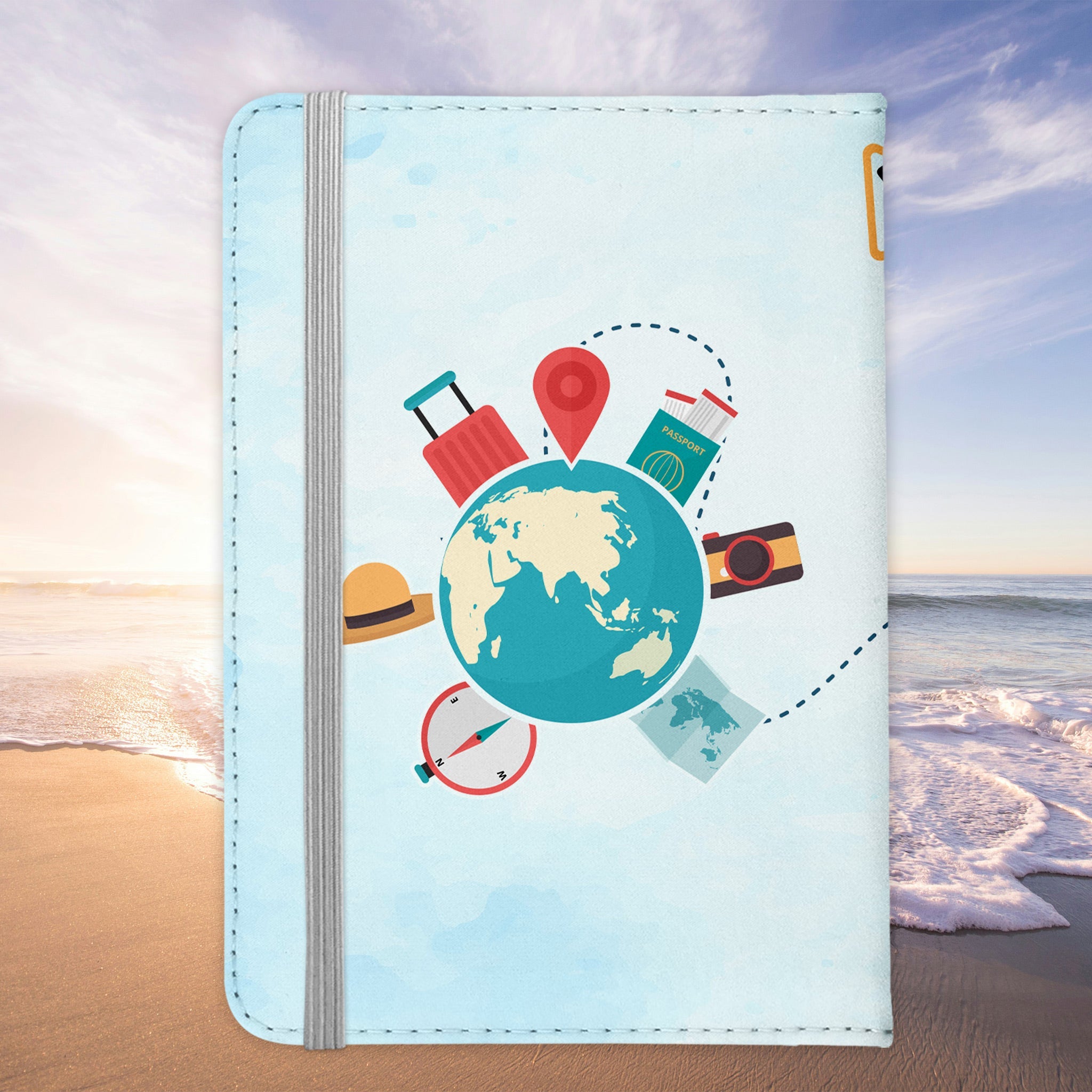 Krankenschwester Geschenk Reisepasshülle Frauen Reisen Pass Etui Cover Organizer Sommer Urlaub Gadgets Kunst-Leder Berufe Accessoire-Reisepass-Hülle-22Feels